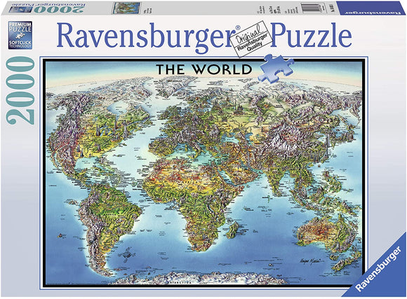 Ravensburger World Map 2000 pc
