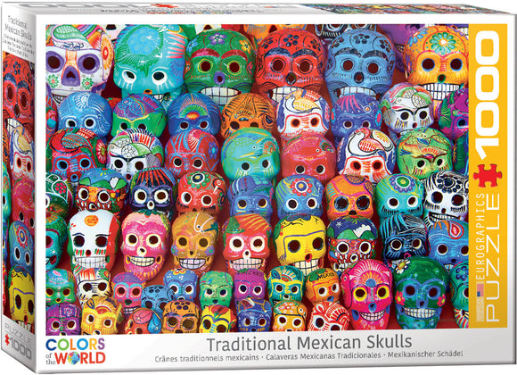 Eurographics Traditional Mexican Skulls 1000pc