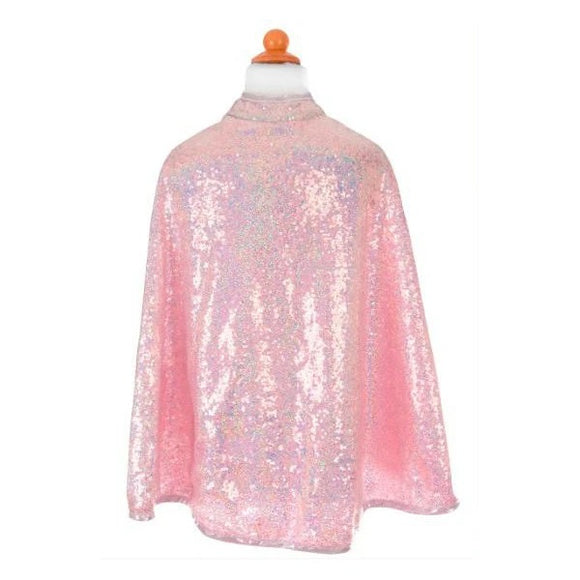 Great Pretenders Silver Sequins Cape size 5-6