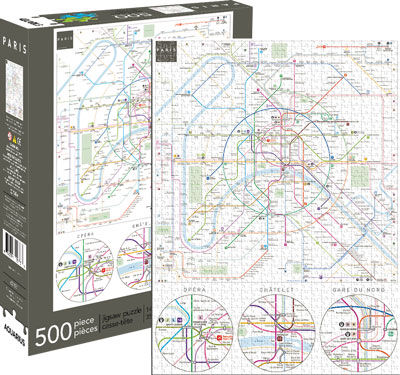 Paris Map 500 pc