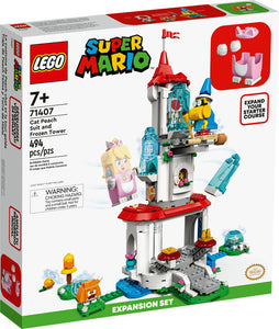 Lego Super Mario Cat Peach Suit and Frozen Tower 71407