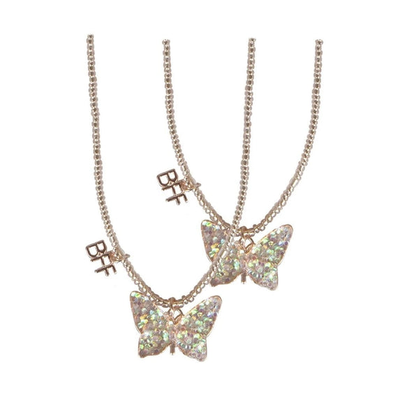 Great Pretenders Butterfly BFF Necklace set