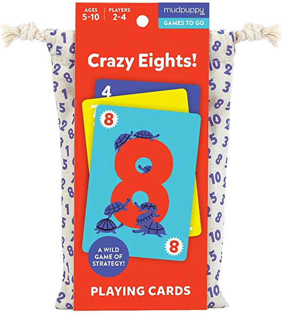 Mudpuppy Crazy 8's Card Game