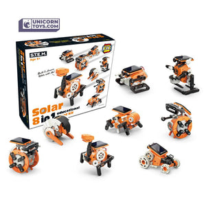 8 in 1 Solar Robot Kit