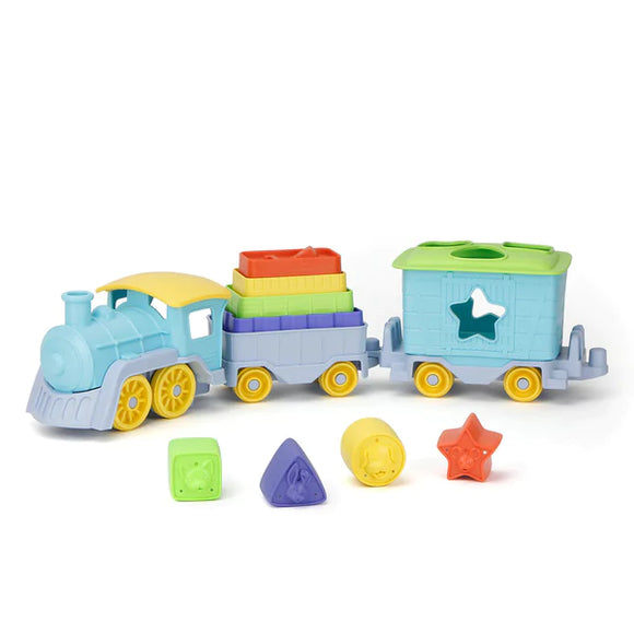 Green Toys Stack & Sort Train Set