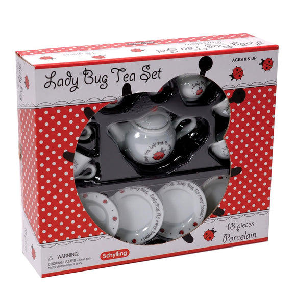 Ladybug Tea Set Porcelain