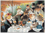 Meowsterpiece Luncheon of the Boating Party 1000 Piece Puzzle at Kaboodles Toy Store Vancouver