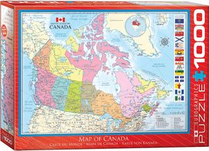 Eurographics Map of Canada 1000 pc
