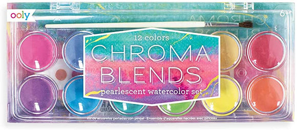 Ooly Chroma Blends Pearlescent Watercolour set