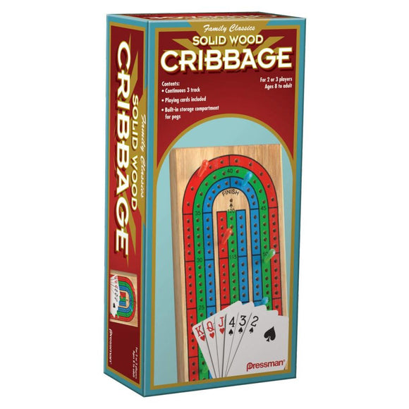 Solid  Wood Cribbage