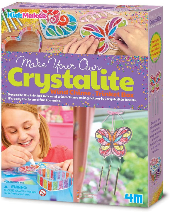 4M Make Your Own Crystalite Wind Chime & Trinket Box