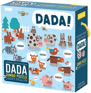 Mudpuppy Your Baby's First Word Will Be Dada Jumbo Puzzle