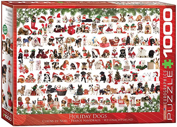 Eurographics Holiday Dogs 1000 pc