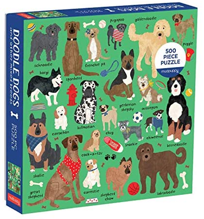 Mudpuppy Doodle Dogs & Other Mixed Breeds 500 pc
