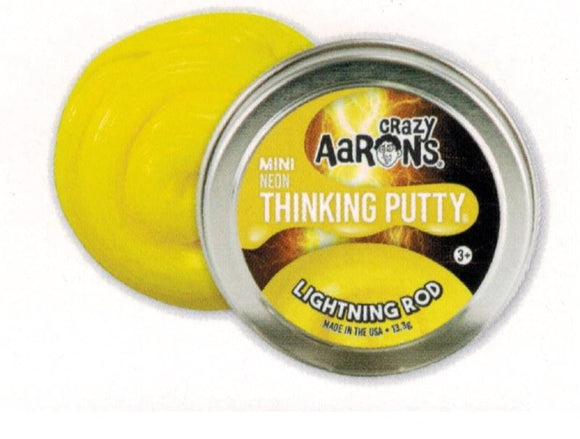 Aaron's Thinking Putty Lightning Rod Mini Tin