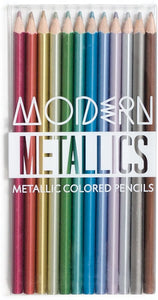 Ooly Modern Metallics Coloured Pencils 12 pack