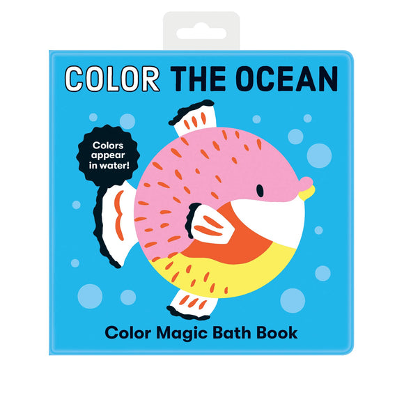 Mudpuppy Colour the Ocean Magic Bath Book