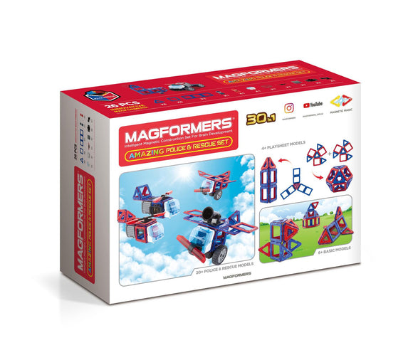 Magformers Amazing Police Rescue