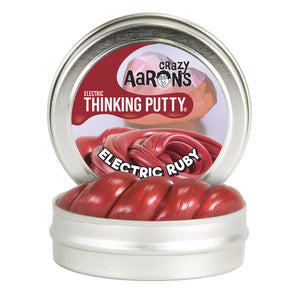 Aarons Thinking Putty Electric Ruby Mini Tin