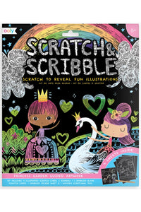 Ooly Scratch & Scribble Princess Garden