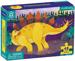 Mudpuppy Stegosaurus Mini Puzzle 48 pc