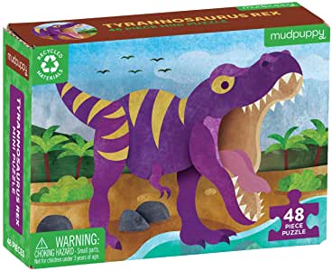 Mudpuppy Tyrannosaurs Rex Mini Puzzle 48 pc
